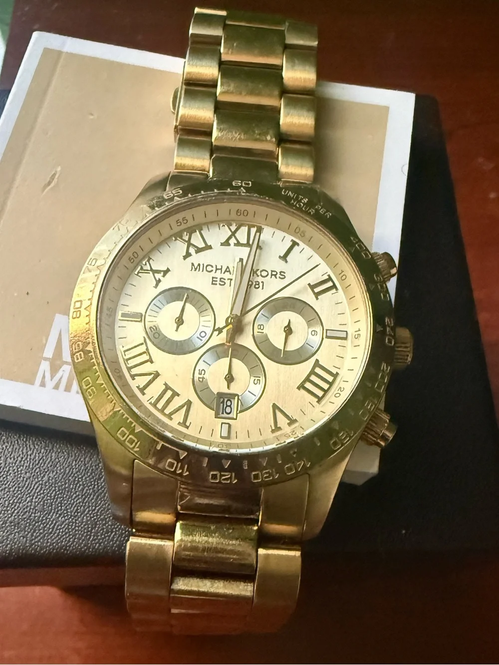 Micheal Kors Solid Gold Watch
